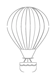 balon kolorowanka