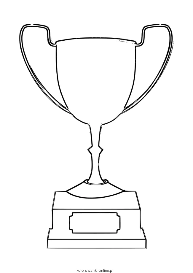 Puchar kolorowanka