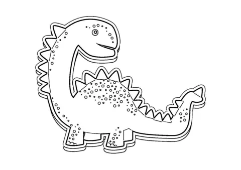 dinozaur kolorowanka