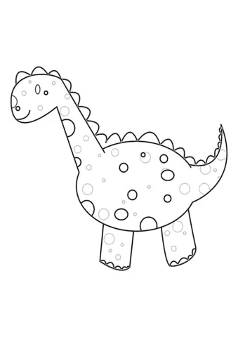 kolorowanka dinozaur