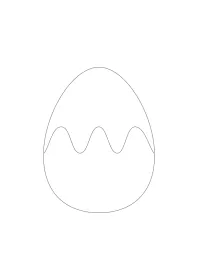 jedno małe jajko pisanka kolorowanka