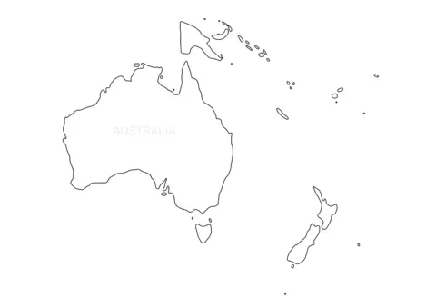 Australia kolorowanka