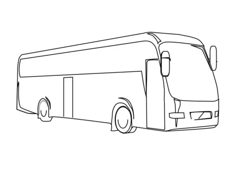 autobus kolorowanka