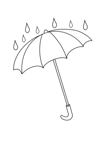 parasol kolorowanka