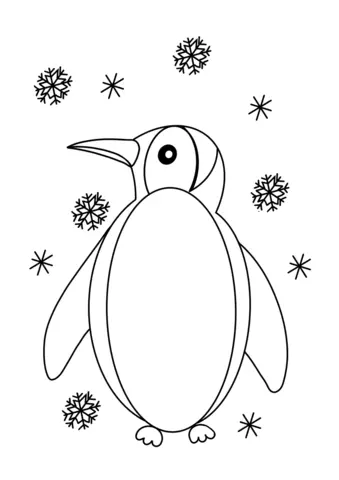 pingwin kolorowanka